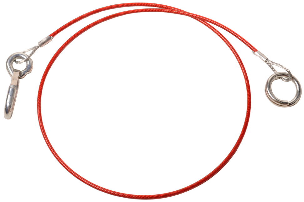 Cantonal Breekkabel 100 cm knijphaak + ring