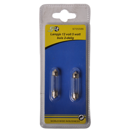 Cantonal Buislampjes in set van twee stuks 12V-5W