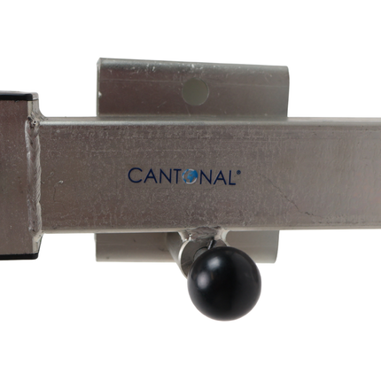 Cantonal Cantonal kantelbaar en uitdraaibare steunpoot 1300 kg - Flensafstand: 85 mm (4-gats)
