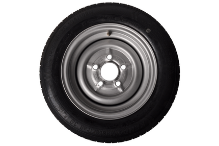 Cantonal Compleet 12 inch wiel - 155/70R12C band + velg - mercedes steek: 5x112 - 900 kg - 67 mm naafdiameter