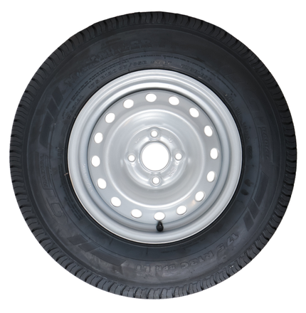 Cantonal Compleet aanhanger wiel - 175R13C - steekmaat: 4x100 - draagvermogen: 650  kg - naafdiameter: 57 mm