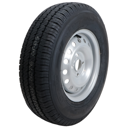 Cantonal Compleet aanhanger wiel - 175R13C - steekmaat: 4x100 - draagvermogen: 650  kg - naafdiameter: 57 mm