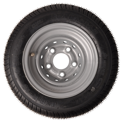 Cantonal Compleet aanhanger wiel - 18x8.00-10 / 195/50B10 - steekmaat: 5x112 - draagvermogen: 750 kg - naafdiameter: 67 mm - 8PR