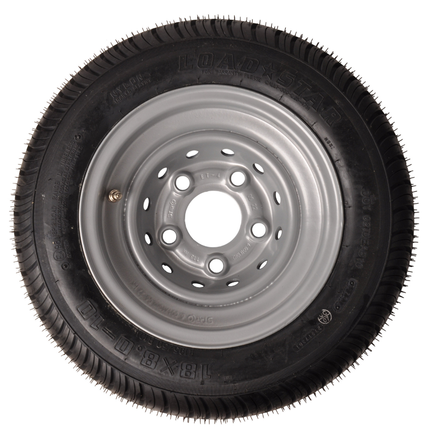 Cantonal Compleet aanhanger wiel - 18x8.00-10 / 195/50B10 - steekmaat: 5x112 - draagvermogen: 750 kg - naafdiameter: 67 mm - 8PR