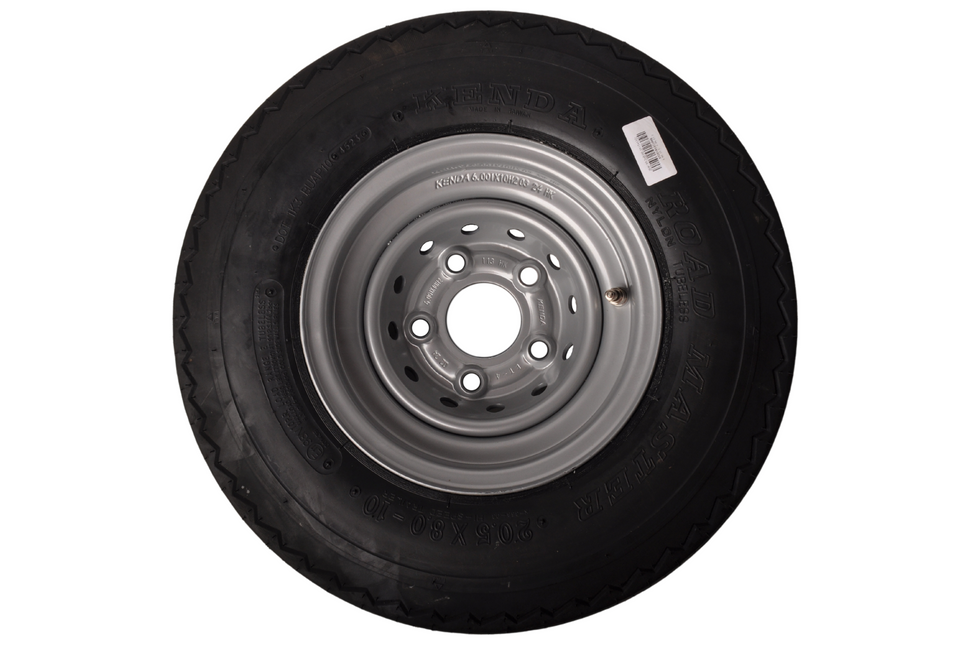 Cantonal Compleet aanhanger wiel - 20.5x8.00-10 - steekmaat: 5x112 - draagvermogen: 750 kg - naafdiameter: 67 mm - 8PR