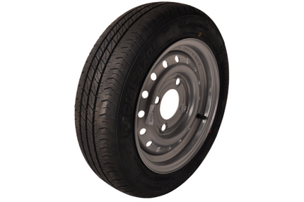 Cantonal Compleet wiel - 145/70R13  band + velg - steek: 4x130 - draagvermogen 375 kg -  85 mm naafdiameter