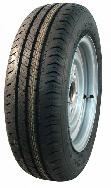 Cantonal Compleet wiel - 155R13  band + velg - steekmaat 4x130 - draagvermogen 500  kg -  85 mm naafdiameter