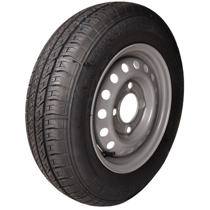 Cantonal Compleet wiel - 155R13  band + velg - steekmaat 4x130 - draagvermogen 500  kg -  85 mm naafdiameter
