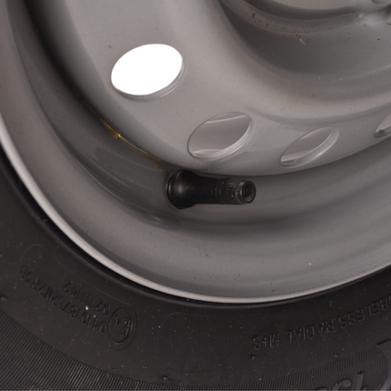 Cantonal Compleet wiel - 155R13  band + velg - steekmaat 4x130 - draagvermogen 500  kg -  85 mm naafdiameter