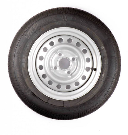 Cantonal Compleet wiel 175/70R13 band + velg - opel steek 4x100 - draagvermogen 530 kg - 57 mm naafdiameter