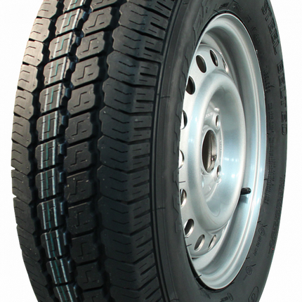 Cantonal Compleet wiel - 175R13  band + velg - opel steek 4x100 - draagvermogen 650  kg -  57 mm naafdiameter