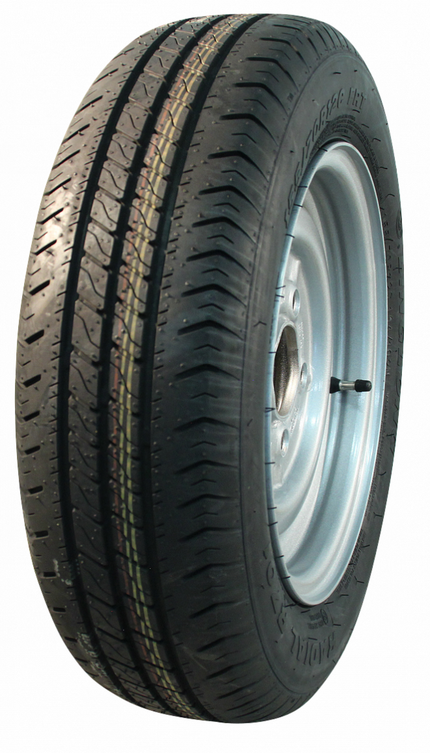 Cantonal Compleet wiel - 185/70R13  band + velg - steek: 4x130 - draagvermogen 530  kg - 85 mm naafdiameter