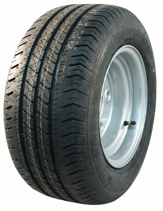 Cantonal Compleet wiel - 195/55R10C -  band + velg - steek: 5x140 - 10PR - draagvermogen 750 kg - naafdiameter 94 mm