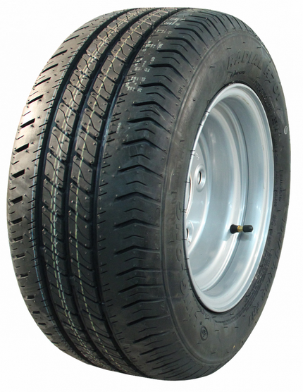 Cantonal Compleet wiel - 195/55R10C -  band + velg - steek: 5x140 - 10PR - draagvermogen 750 kg - naafdiameter 94 mm