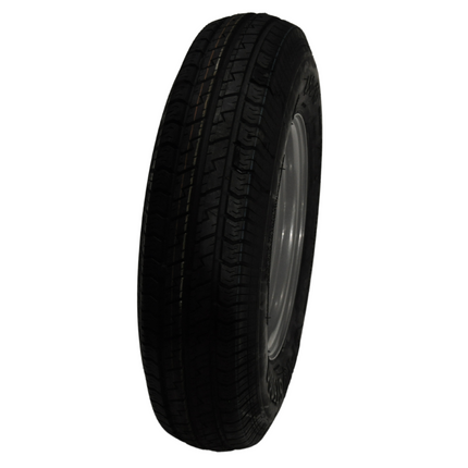 Cantonal Compleet wiel - 4.50-10 band + velg - franse steek: 4x115 - draagvermogen 400 kg - 6PR - naafdiameter 85 mm
