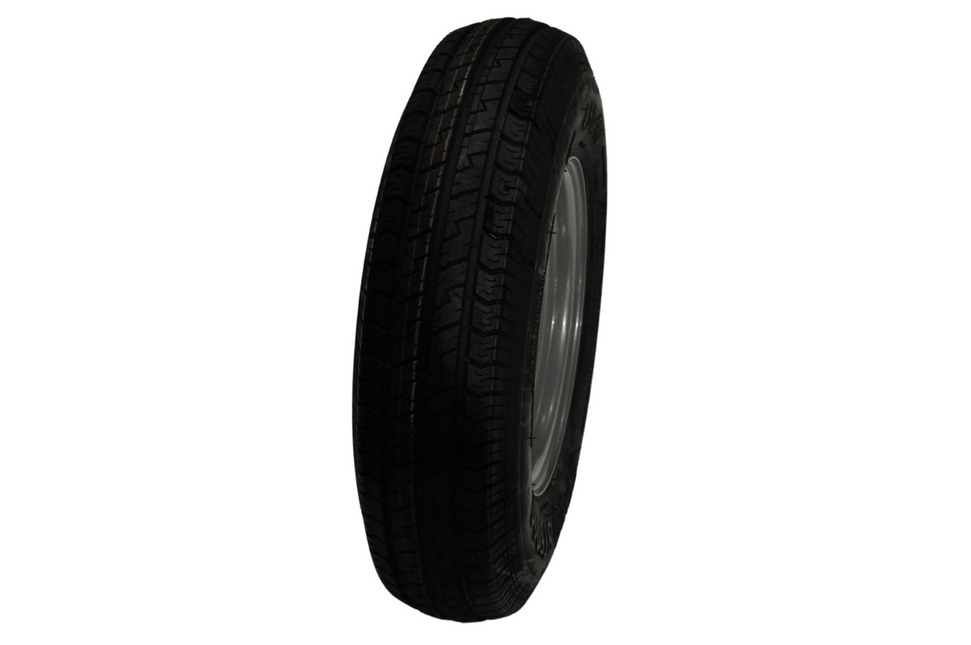 Cantonal Compleet wiel - 4.50-10 band + velg - franse steek: 4x115 - draagvermogen 400 kg - 6PR - naafdiameter 85 mm