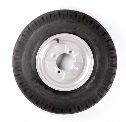 Cantonal Compleet wiel - 5.00-10 band + velg - franse steek: 4x115 - draagvermogen 440 kg - 6PR - 85 naafdiameter