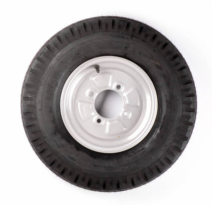 Cantonal Compleet wiel - 5.00-10 band + velg - franse steek: 4x115 - draagvermogen 440 kg - 6PR - 85 naafdiameter