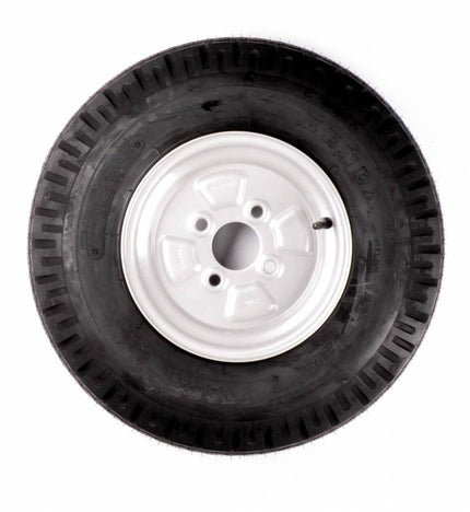 Cantonal Compleet wiel - 5.00-10 band + velg - opel steek: 4x100 - draagvermogen 440 kg - 6PR - naafdiameter 60 mm