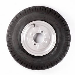 Cantonal Compleet wiel - 5.20-10 band + velg - franse steek: 4x115 -  draagvermogen 280 kg - 4PR - naafdiameter 85 mm