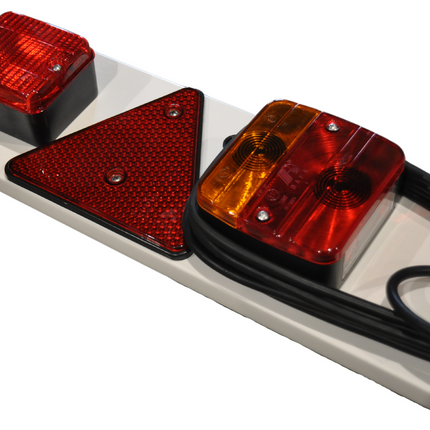 Cantonal Complete lichtbalk voor aanhanger met 9 meter kabel - 122 cm - 7 polig