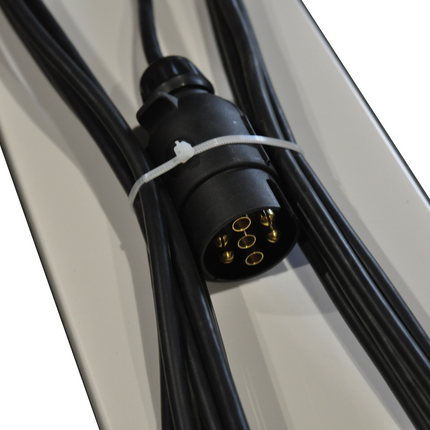 Cantonal Complete lichtbalk voor aanhanger met 9 meter kabel - 122 cm - 7 polig
