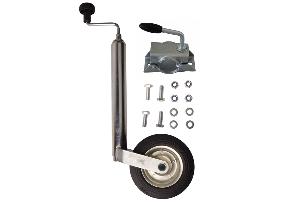 Cantonal Complete neuswiel set - 48 mm - bestaande uit neuswiel, neuswiel klem en bevestigingsmaterialen