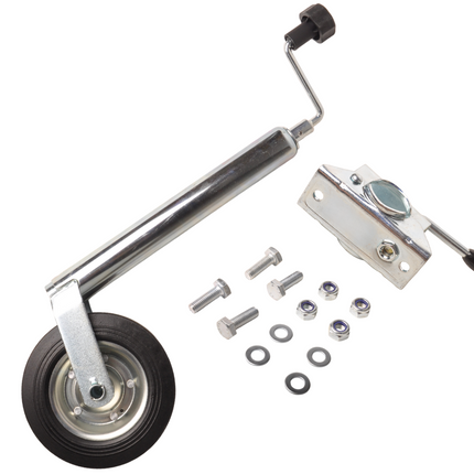 Cantonal Complete neuswiel set - 48 mm - bestaande uit neuswiel, neuswiel klem en bevestigingsmaterialen