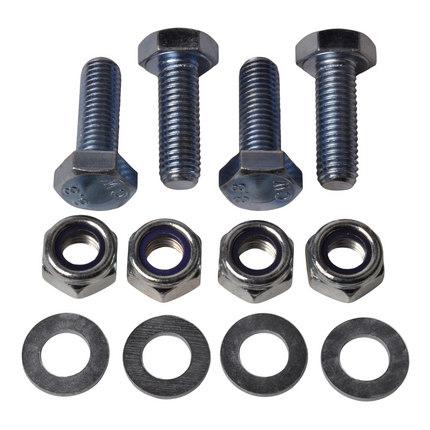 Cantonal Complete set met stalen steunpoot en klem - 48 mm buisdiameter - inclusief bevestigingsmateriaal 