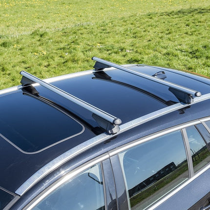 Cantonal Dakraildrager 120 cm - 75 kg maximale belasting - voor gesloten dakrail