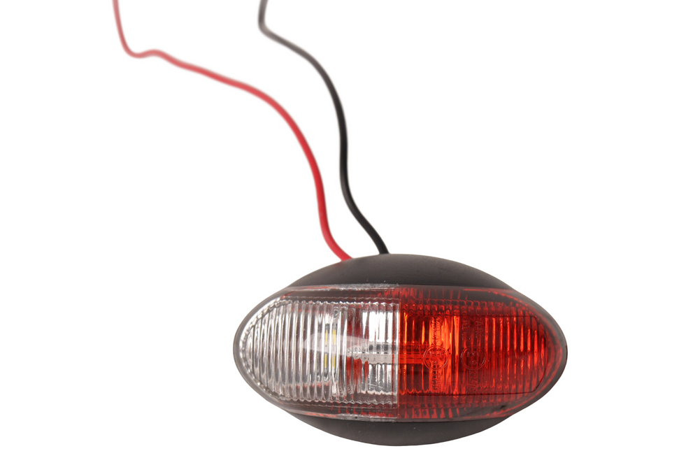 Cantonal Design breedtelamp rood/wit LED op houder