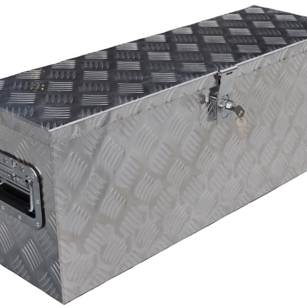 Cantonal Disselkist aluminium traanplaat 760x235x300 mm - vlinderslot