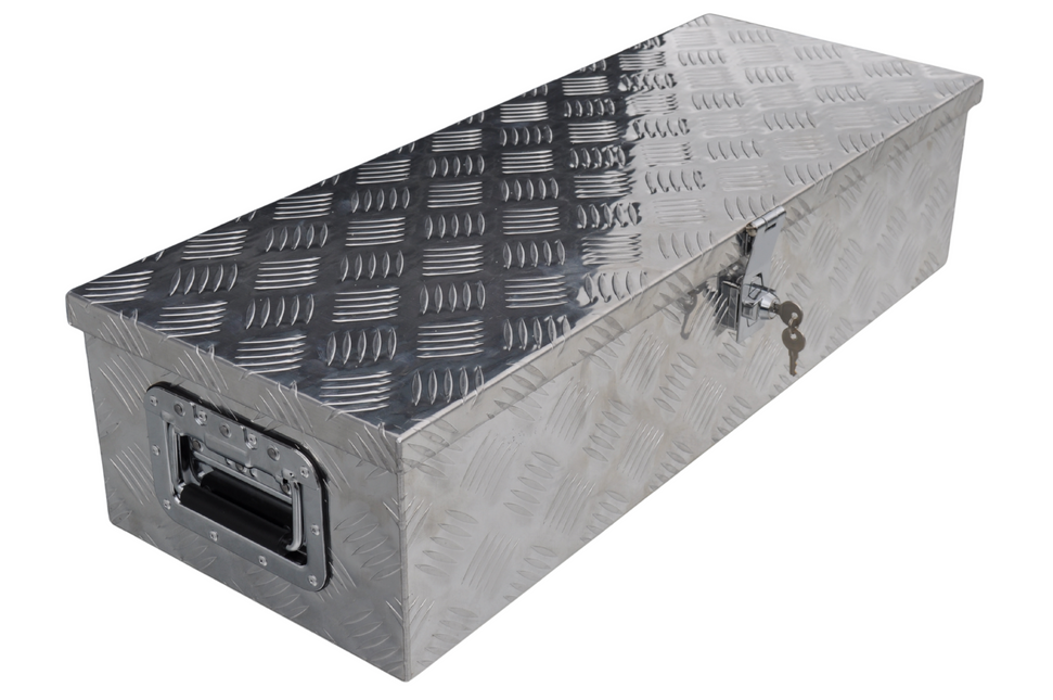 Cantonal Disselkist aluminium traanplaat 800x300x190 mm - vlinderslot