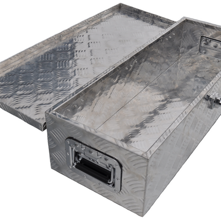 Cantonal Disselkist aluminium traanplaat 800x300x190 mm - vlinderslot
