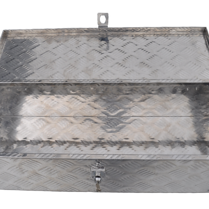Cantonal Disselkist aluminium traanplaat 800x300x190 mm - vlinderslot