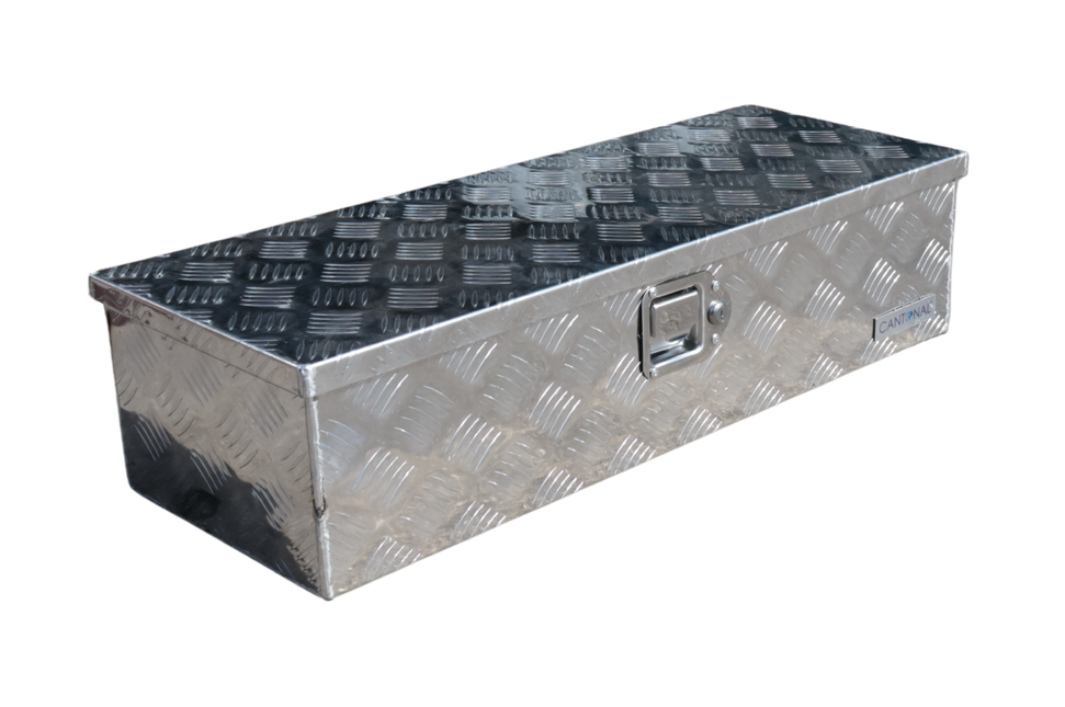 Cantonal Disselkist aluminium traanplaat 800x300x190 mm - vlinderslot