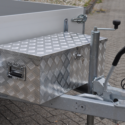 Cantonal Disselkist aluminium traanplaat 840x400x310 mm - vlinderslot