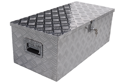 Cantonal Disselkist aluminium traanplaat 840x400x310 mm - vlinderslot