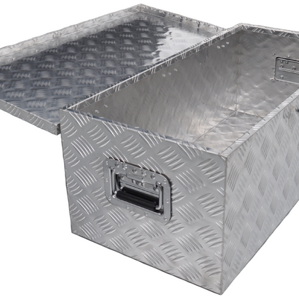 Cantonal Disselkist aluminium traanplaat 840x400x310 mm - vlinderslot