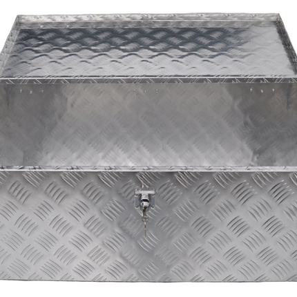 Cantonal Disselkist aluminium traanplaat 840x400x310 mm - vlinderslot