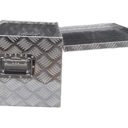 Cantonal Disselkist aluminium traanplaat 840x400x310 mm - vlinderslot
