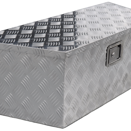Cantonal Disselkist aluminium traanplaat 900/660x350x300 mm - inbouwslot - automatische klep
