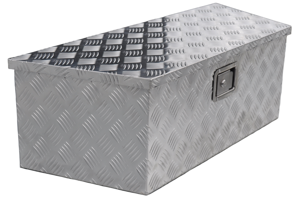 Cantonal Disselkist aluminium traanplaat 900/660x350x300 mm - inbouwslot - automatische klep