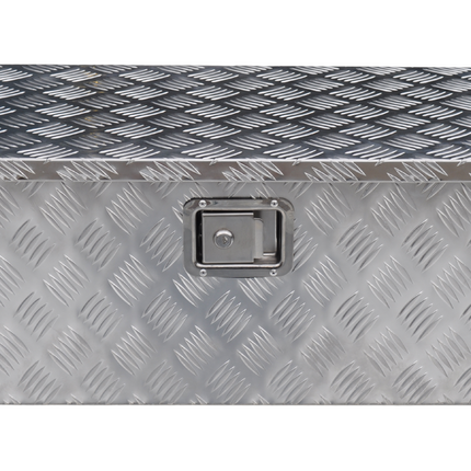 Cantonal Disselkist aluminium traanplaat 900/660x350x300 mm - inbouwslot - automatische klep
