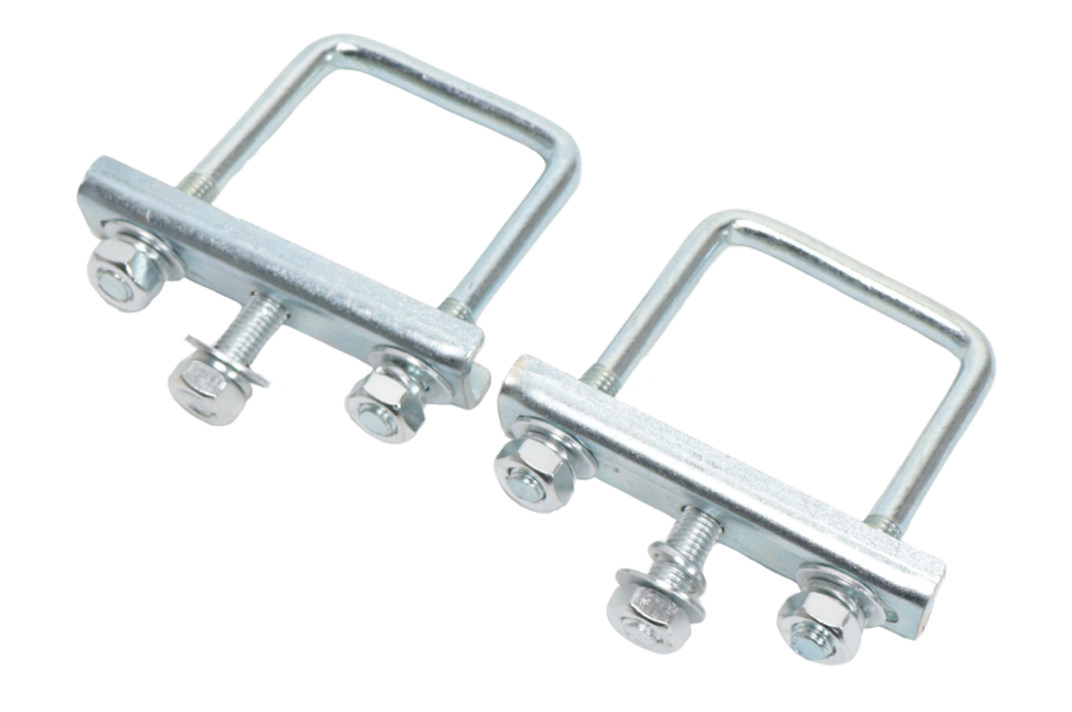 Cantonal disselklemmen voor neuswielklem vierkant (48 mm) voor koker 60mm ( 2 stuks)