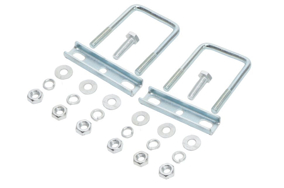 Cantonal disselklemmen voor neuswielklem vierkant (48 mm) voor koker 60mm ( 2 stuks)