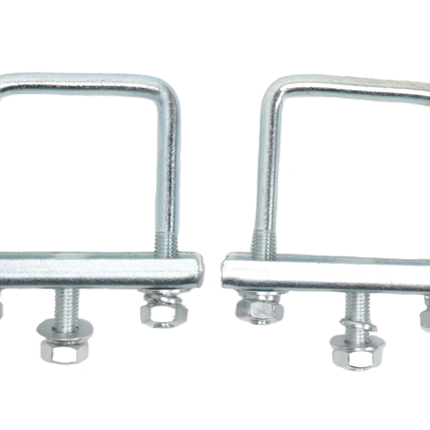 Cantonal disselklemmen voor neuswielklem vierkant (48 mm) voor koker 60mm ( 2 stuks)