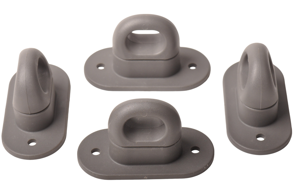 Cantonal Draaisluitingen / tourniquets voor o.a. huifdoek (plastic)  - 4 stuks