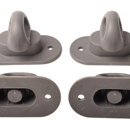 Cantonal Draaisluitingen / tourniquets voor o.a. huifdoek (plastic)  - 4 stuks