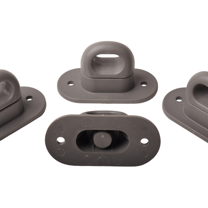 Cantonal Draaisluitingen / tourniquets voor o.a. huifdoek (plastic)  - 4 stuks